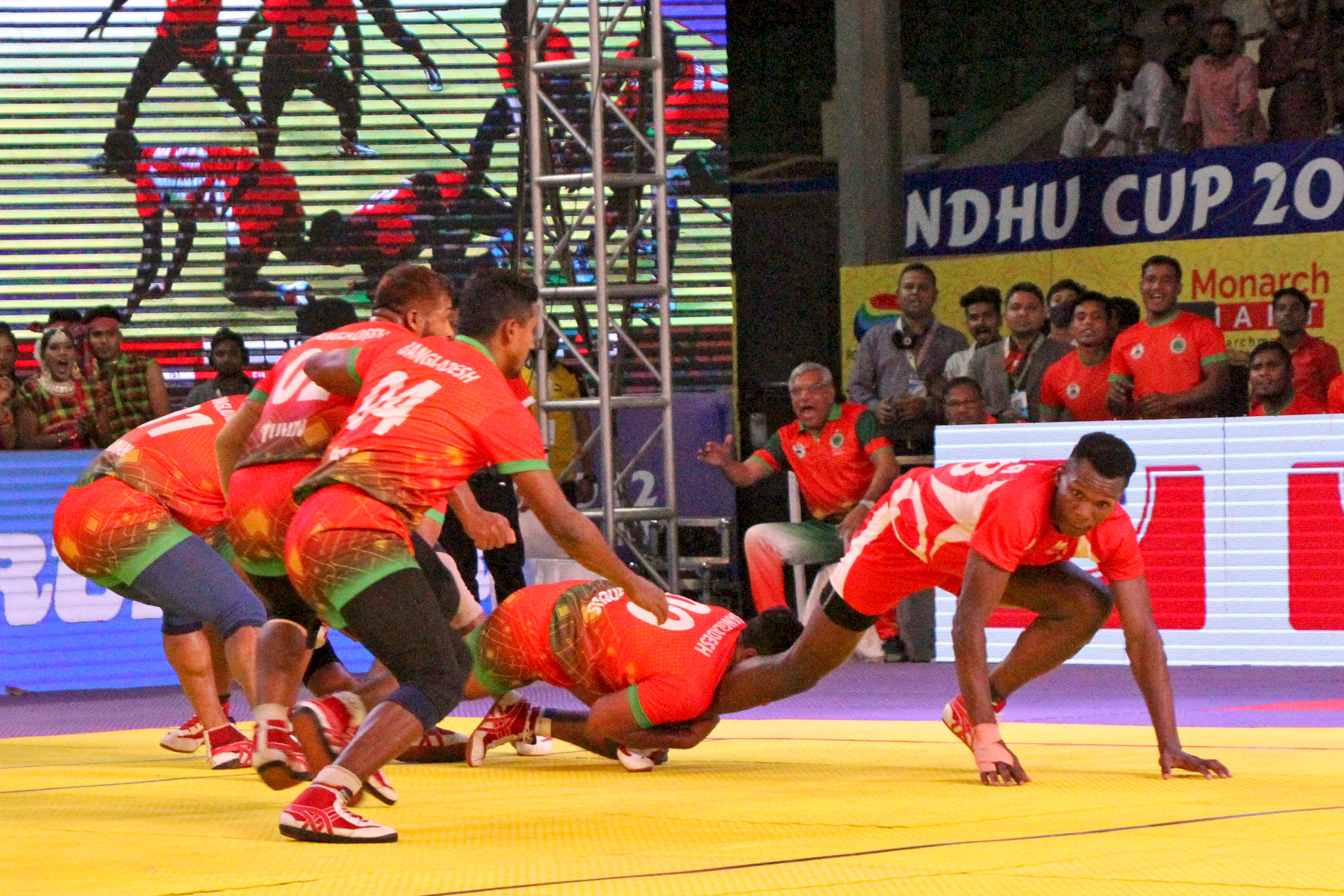 International Kabaddi 2022 live action